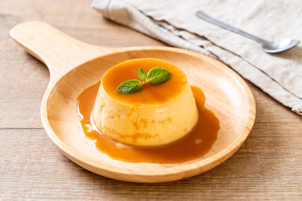 Flan de galletitas Turimar en microondas